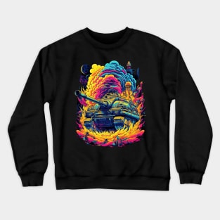 Fantastic Battle Tank Crewneck Sweatshirt